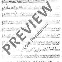 Concerto No. 3 D major - Score and Parts