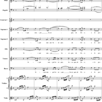 "Si-i pur sempre benigno", No. 4 from "Davidde Penitente", K469 - Full Score