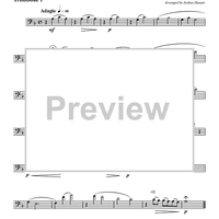 Arioso from Harpsichord Concerto, BWV 1056/II - Trombone 1