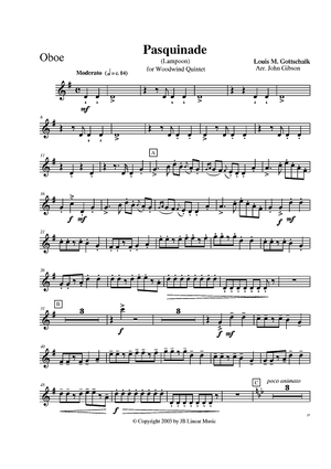 Pasquinade (Lampoon) - Oboe