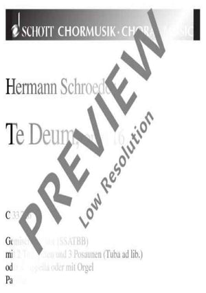 Te Deum - Score