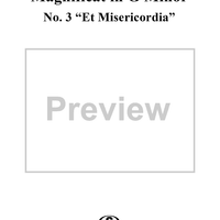 Magnificat in G Minor: No. 3, Et Misericordia