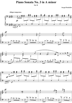 Piano Sonata No. 3 in A Minor, Op. 28
