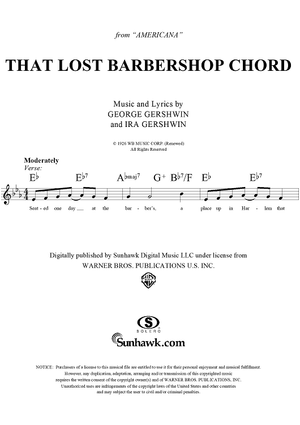 That Lost Barber Shop Chord