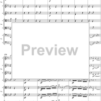 String Octet, Op. 20, Movement 1 - Score