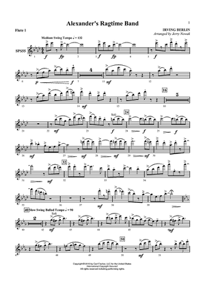 Alexander’s Ragtime Band - Flute 1