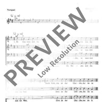 Zwei Festsprüche - Choral Score