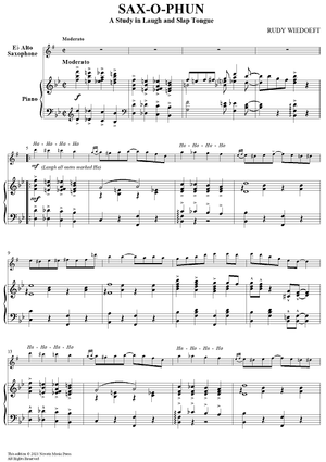 Sax-O-Phun - Piano Score (for Alto Sax)