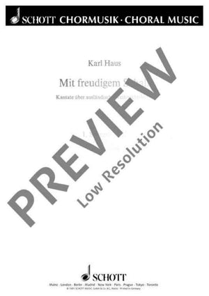 Mit freudigem Schall - 1st Part In C