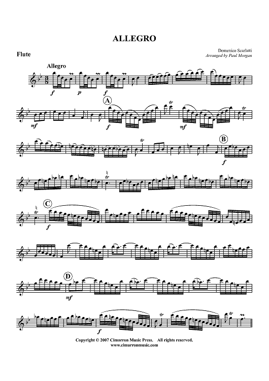 Allegro - Flute