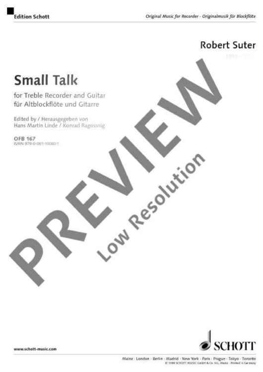 Small Talk - Performance Score