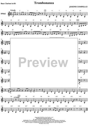 Trombonanza - Bass Clarinet in B-flat