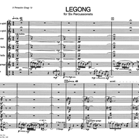 Legong - Score