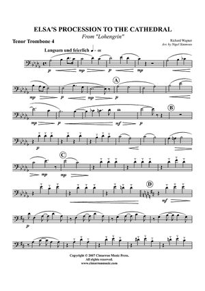 Elsa's Procession to the Cathedral from "Lohengrin" - Tenor Trombone 4