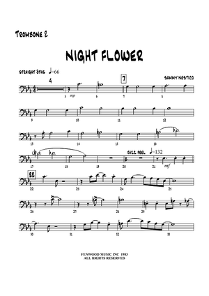Night Flower - Trombone 2