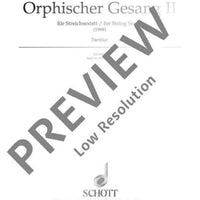 Orphischer Gesang II - Score and Parts