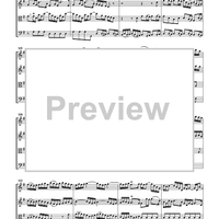 Brandenburg Concerto No. 6 - Score