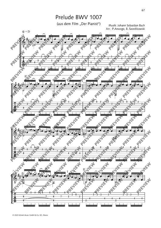 Prelude BWV 1007