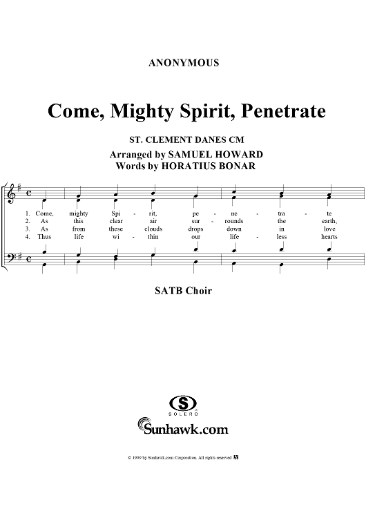 Come, Mighty Spirit, Penetrate