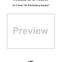 Wurttemberg Sonatas, Sonata 3