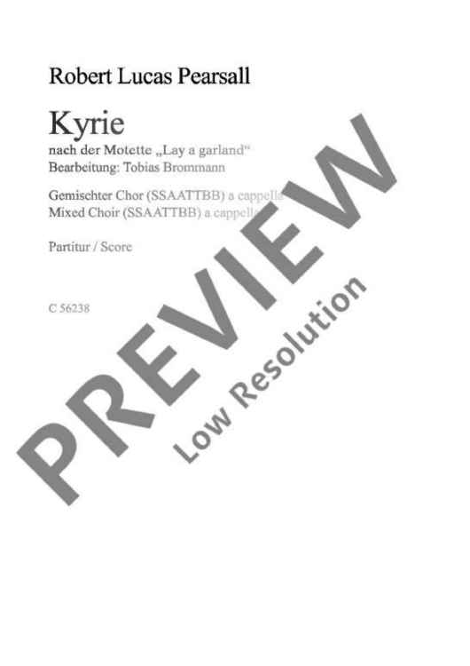 Kyrie - Choral Score