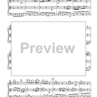 Andante - from Brandenburg Concerto #2 in F Major - Score