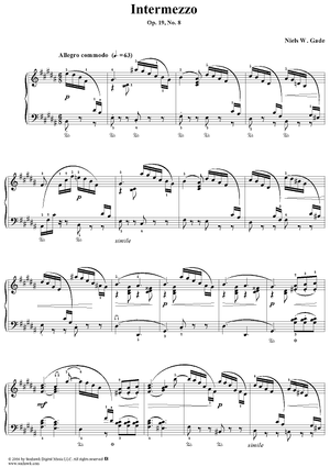Intermezzo, Op. 19, No. 8