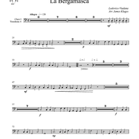 La Bergamasca - Choir 1, Trombone 4