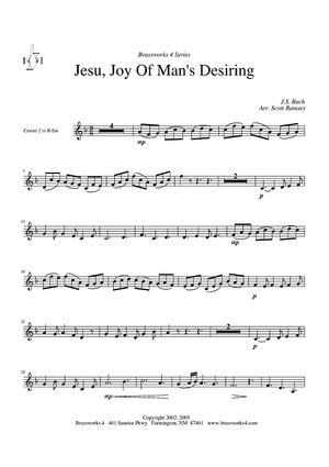 Jesu, Joy of Man's Desiring - Cornet 2/Trumpet 2
