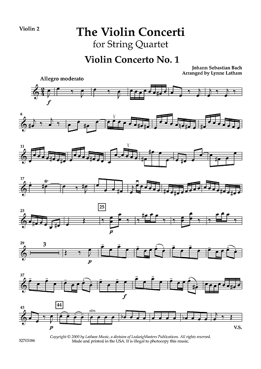 The Violin Concerti - Violin 2