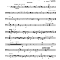 Menuettos I & II (from Divertimento No. 2, K131) - Tuba 1