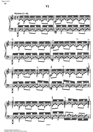 Moments musicaux Op.16 No. 6 Maestoso C Major