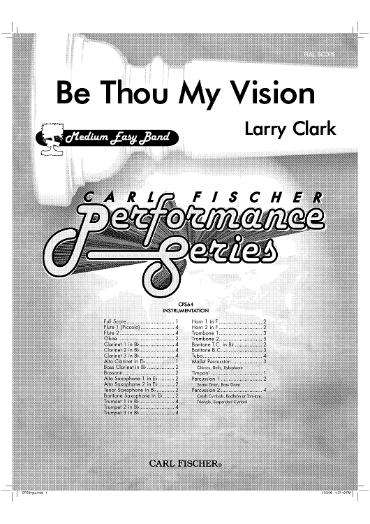Be Thou My Vision - Score