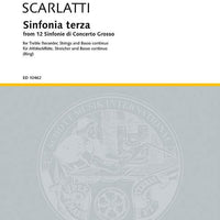Sinfonia terza F major in F major - Score and Parts