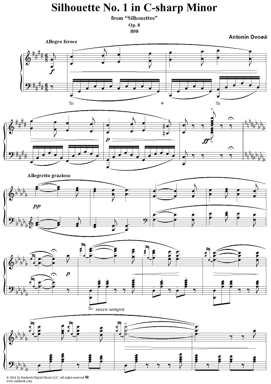 Silhouette No. 1 in C-sharp Minor from "Silhouettes", Op. 8