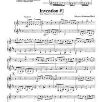 Invention #1 - from Fifteen Two-Part Inventions