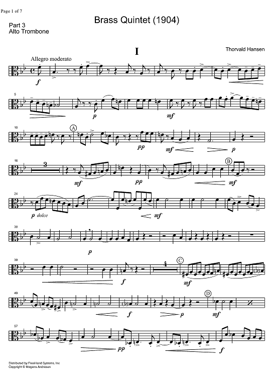 Quintet - Alto Trombone