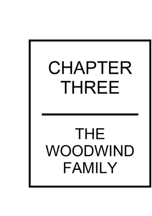 Chapter 3: The Woodwind Family