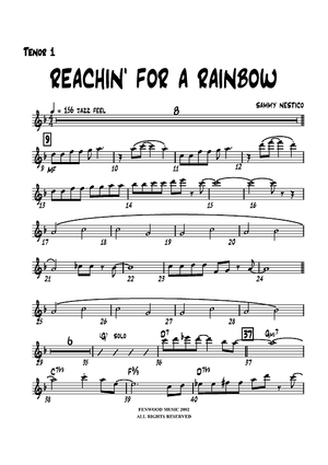 Reachin' For a Rainbow - Tenor Sax 1