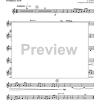 Sicut Locutus Est -From Magnificat in D (BWV 24), 1723 - Trumpet 2 in Bb