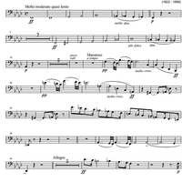 Quintet f minor - Cello