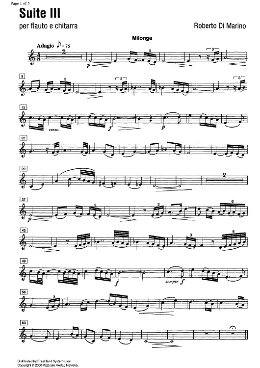 Suite III - Flute
