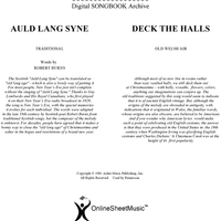 Auld Lang Syne / Deck The Halls