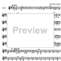 Per la Commermorazione di Antonia Canova [set of parts] - Violin 2
