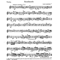 Sarabande - from English Suite No. 3, BWV 808
