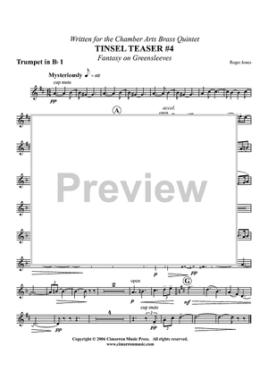 Tinsel Teaser #4 - B-flat Trumpet 1