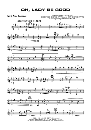 Oh, Lady Be Good! - B-flat Tenor Saxophone 1
