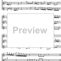 Three Part Sinfonia No.14 BWV 800 Bb Major - Score