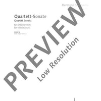 Quartet Sonata - Score and Parts