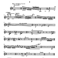 Quartet (Clarinet quartet) Op.26 - Violin